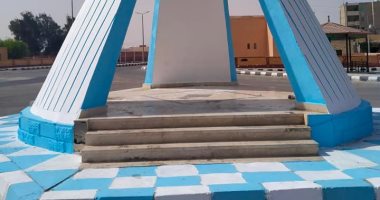 الانتهاء من أعمال تطوير ورفع كفاءة وتجميل ميدان الحسنة بوسط سيناء.. صور