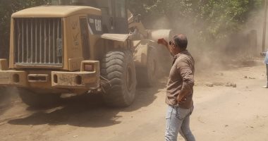 إزالة 29 حالة تعد على مساحة 2615 "متر مبان" فى أسيوط.. صور