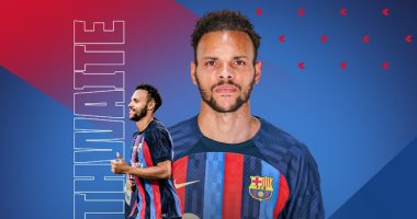 برشلونة يفسخ عقد مهاجمه الدنماركي برايثوايت بالتراضى
