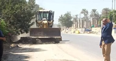 تحرير 13 مخالفة بيئية وإزالة 4 حالات تعد بالبناء المخالف بمركز الواسطى
