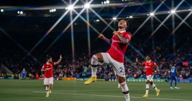 مانشستر يونايتد يزيد أوجاع ليستر سيتي بهدف جادون سانشو في الدوري الإنجليزي