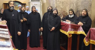 الأنبا يواقيم أسقف إسنا وأرمنت يزور دير الأنبا متاؤس الفاخورى بإسنا.. صور