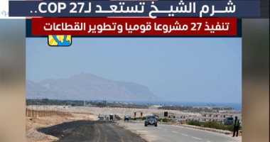 شرم الشيخ تستعد لقمة المناخ القادمة بـ27 مشروعا قوميا.. "فيديو"