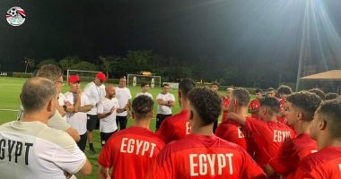المنتخب الأولمبى يؤدى تدريبه الأول بمعسكر الإسكندرية.. صور