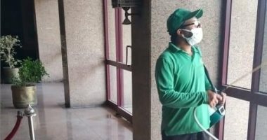 ‫ تطهير مبنى وزارة الرى.. والتشديد على إجراءات النظافة والتعقيم
