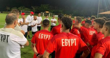 المنتخب الأولمبى يختتم اليوم معسكره الأول بالإسكندرية
