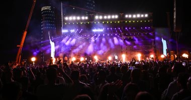 محمد حماقي لجمهوره: وحشتونى ومنورين ختام مهرجان العلمين