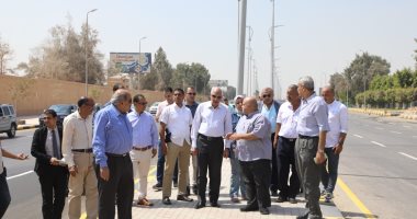 محافظ الجيزة: تطوير الطريق التبادلى من إسكندرية الصحراوى لمحور الضبعة.. صور