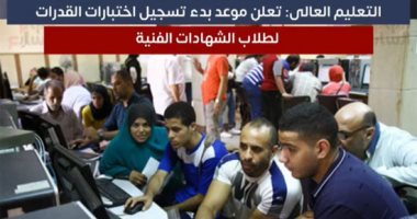 موعد اختبارات القدرات لطلاب الشهادات الفنية للالتحاق بالكليات.. فيديو