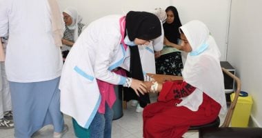 5246 حصيلة الكشف الطبي للطلاب المستجدين والقدامى بجامعة قناة السويس.. صور