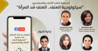 صالون "التنسيقية" ينظم جلسة نقاشية حول "العنف ضد المرأة"
