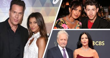 مشاهير نجحت زيجاتهم رغم فارق السن.. مايكل دوجلاس وكاثرين زيتا جونز أطول علاقات هوليوود وأنجحها.. أمل علم الدين تكسر عزوبية جورج كلونى بعد 52 عاما.. وفجوة الـ27 عاما بين دان كوك وزوجته لم تقف عقبة أمام الحب