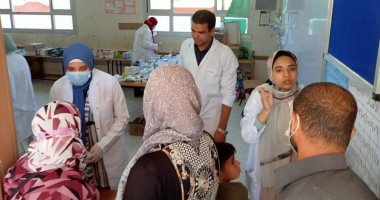 قافلة جامعة قناة السويس تقدم العلاج والدواء بالمجان لـ 436 مواطنا
