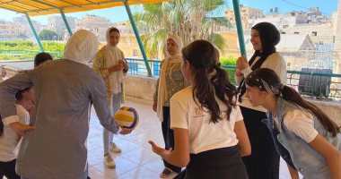 تنفيذ مشروع الرياضة من أجل التنمية للفتيات بالعريش تحت شعار "لياقتى مهارتى" 