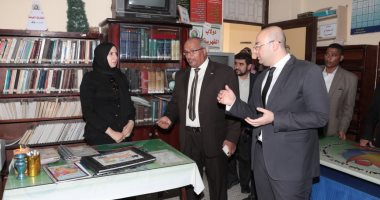 محافظ بنى سويف يتفقد استعدادات مديرية التعليم لاستقبال العام الدراسي الجديد