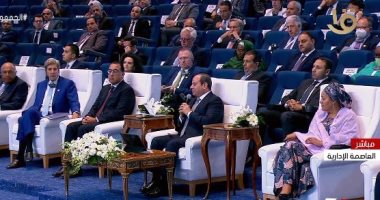 الرئيس السيسي: 20 دولة فقط تسبب 80% من الانبعاثات وآثار التغير المناخى