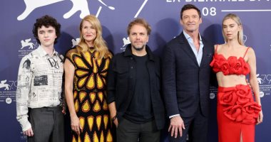 جاكمان هج وطاقم عمل فيلم "The Son" يحضرون فعاليات مهرجان فينيسيا السينمائي