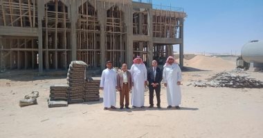 مناطق وسط سيناء تشهد تواصل العمل فى إنشاء مقرات خدمية جديدة.. صور