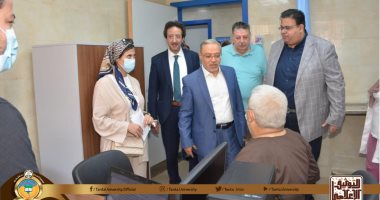 رئيس جامعة طنطا يتفقد التجهيزات النهائية لمستشفى الجراحات الجديد