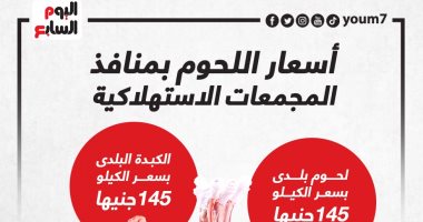 تعرف على أسعار اللحوم بمنافذ المجمعات الاستهلاكية.. إنفوجراف