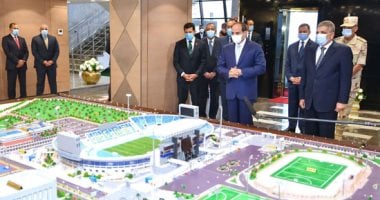 الرئيس السيسي يشاهد فيلما تسجيليا عن القرية الأولمبية بهيئة قناة السويس