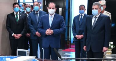 الرئيس السيسى يتفقد استاد القرية الأولمبية بهيئة قناة السويس