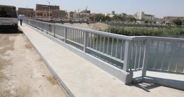 حياة كريمة.. الانتهاء من إنشاء كوبرى دار السلام أعلى الترعة الفاروقية بسوهاج