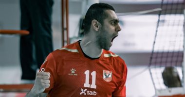 الأهلى يوجه الشكر إلى أحمد عبد العال لاعب الطائرة