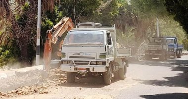 محافظة أسوان: رفع 20 طنا من التراكمات والمخلفات بالسباعية.. صور
