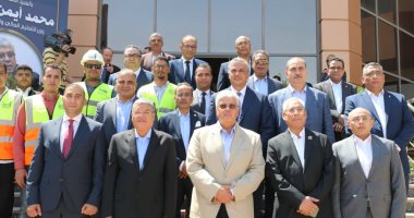 وزير التعليم العالى يتفقد المستشفى الجامعي الجديد "ثلاثى الأجنحة" في المنيا