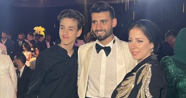 باهر المحمدي لاعب الإسماعيلي يحتفل بزفافه في حضور نجوم الرياضة.. صور