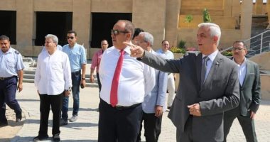 رئيس جامعة المنوفية يتفقد تجهيزات الجامعة الأهلية.. صور