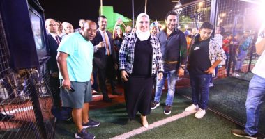وزيرة التضامن تشارك في احتفالية "العودة للمدرسة" للأطفال بلا مأوى.. صور