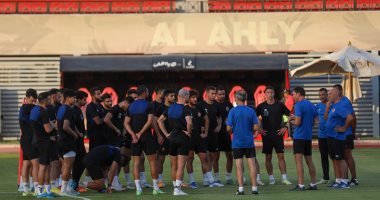 مران الأهلي ..تدريبات في الجيم وجلسة بين عبد الحفيظ وسافيو