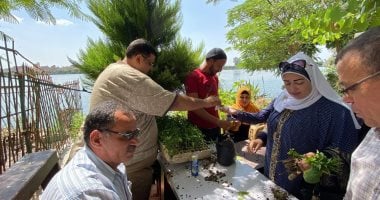 ورشة تدريب للسيدات على زراعة الأسطح والشرفات بجامعة المنصورة 