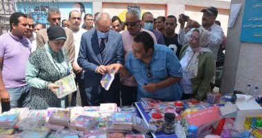 محافظ القليوبية يفتتح معرض "أهلاً مدارس" بشبين القناطر بتخفيضات تصل إلى 50%
