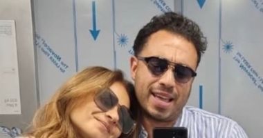 نيللي كريم ترد على شائعة انفصالها بصورة مع زوجها 