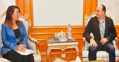 غادة والى تلتقى رئيس الرقابة الإدارية للتعاون مع الأمم المتحدة في التصدي للفساد