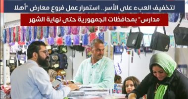 استمرار معارض "أهلا مدارس" لآخر الشهر لمواجهة الغلاء والتخفيف على الأسر