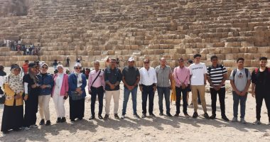 السياحة والآثار تنظم برنامجاً لمجموعة من الطلاب أوائل الثانوية العامة 