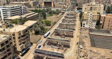 تنفيذ أعمال محور عمرو بن العاص فى الجيزة بنسبة 30%