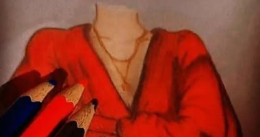 طالبة ثانوي تبدع في رسم الأزياء والأثاث والطبيعة.. مريم هشام: جدي علمني الرسم