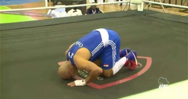 عبد الرحمن عرابى يهزم بطل أوغندا و يتأهل لنصف نهائى أفريقيا للملاكمة 