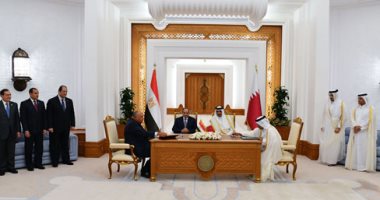 توقيع مذكرة تفاهم بين صندوق مصر السيادى وجهاز قطر للاستثمار.. صور