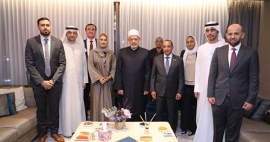 شيخ الأزهر يستقبل وفد وزارة التسامح والتعايش الإماراتية المشارك في مؤتمر زعماء الأديان