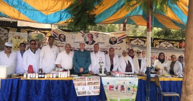 الفحص والعلاج مجانا.. قافلة بيطرية لخدمة المزارعين فى الغربية.. صور