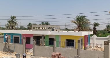 حياة كريمة بالأقصر.. استمرار العمل فى مبنى حضانة الطفل بقرية توماس وعافية