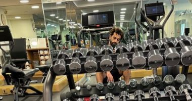 محمد صلاح يستغل فترة توقف الدورى الإنجليزى لأداء التدريبات الرياضية