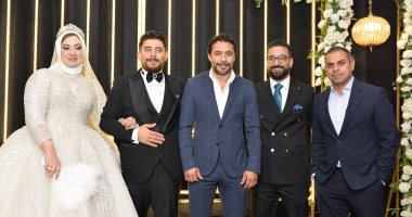 حفل زفاف يحيى درويش وأسماء عيسوى بحضور نجوم لمجتمع والإعلام والرياضة 