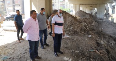 محافظ الجيزة يعاين نسب تنفيذ أعمال تطوير وتأهيل ترعة المريوطية فيصل.. صور